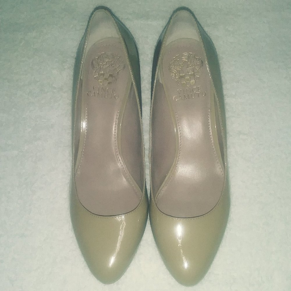 Vince Camuto Desti Nude Patent Leather Pumps